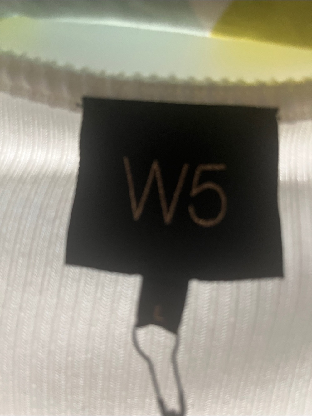 W5 Off-White Ribbed Button-Front Cardigan - Picture 2 of 3
